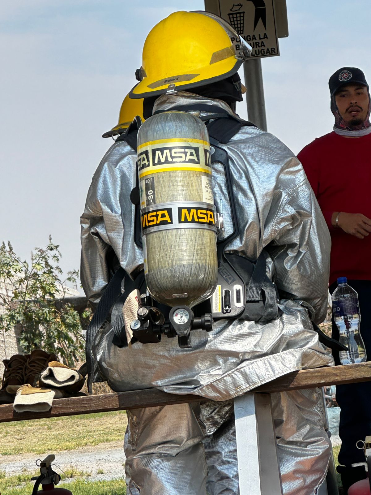 Capacitación de combate de incendios de alta intensidad